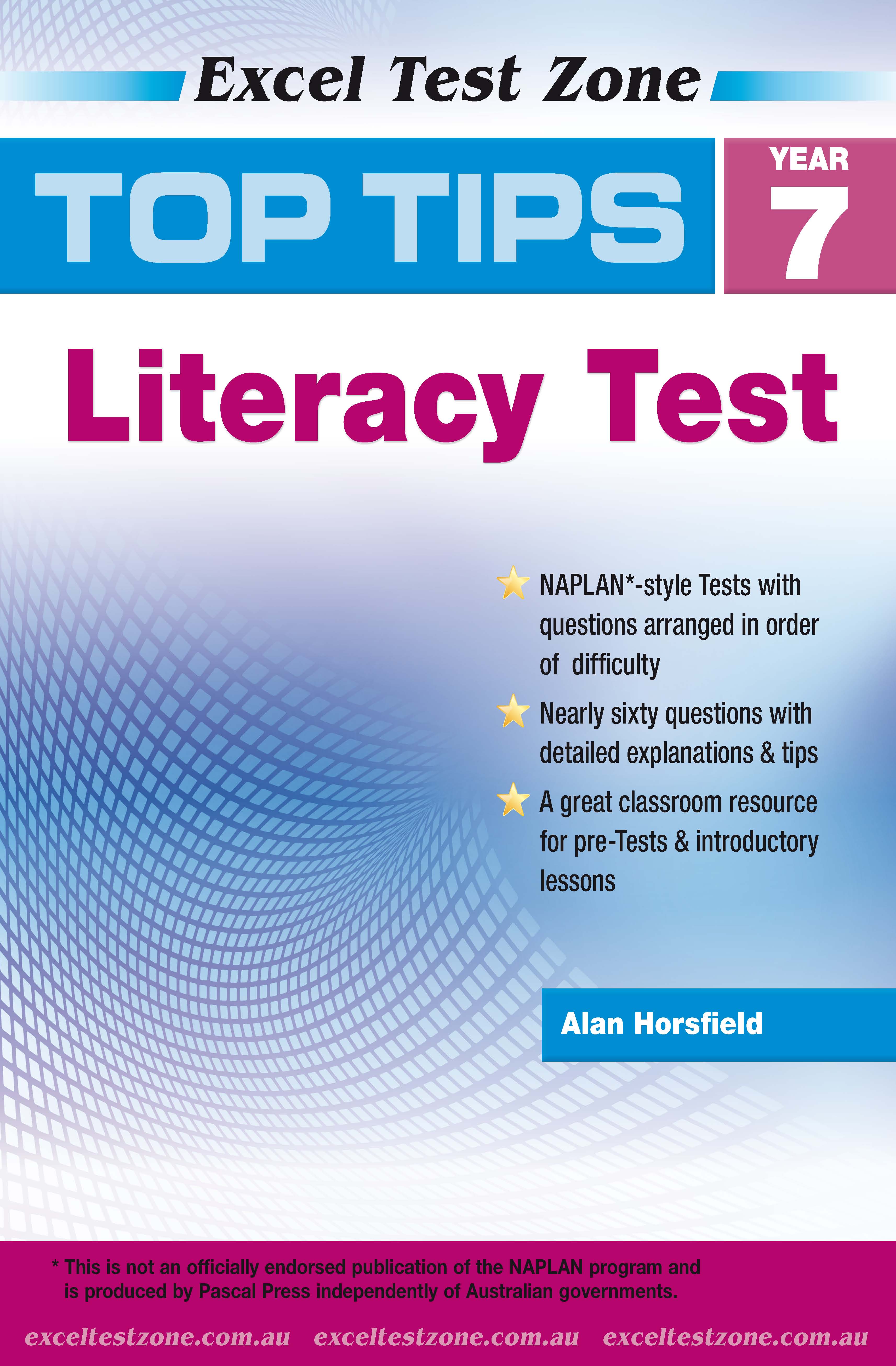 Picture of Excel Test Zone Top Tips NAPLAN*-style Literacy Test Year 7