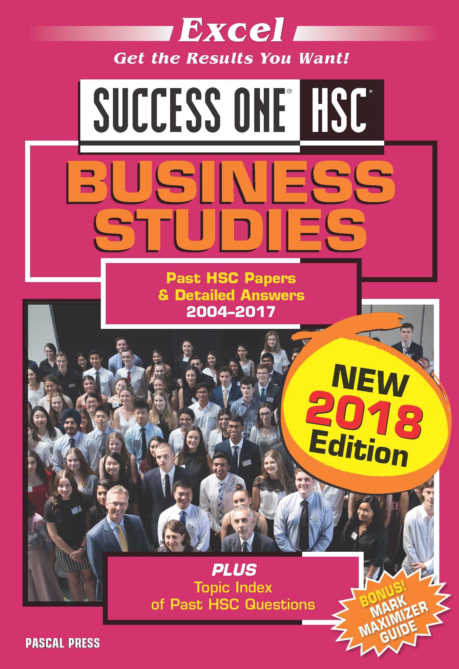 Picture of Excel Success One HSC Business Studies 2018 Edition