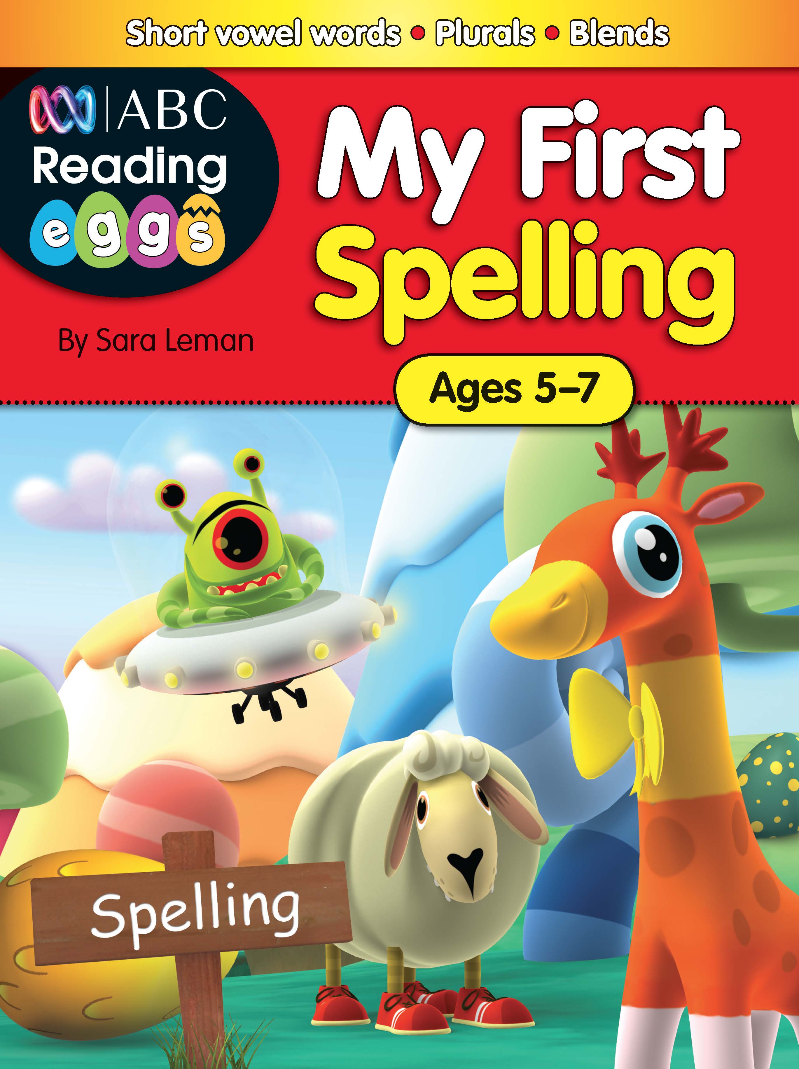Picture of ABC Reading Eggs My First Spelling Workbook Ages 5-7