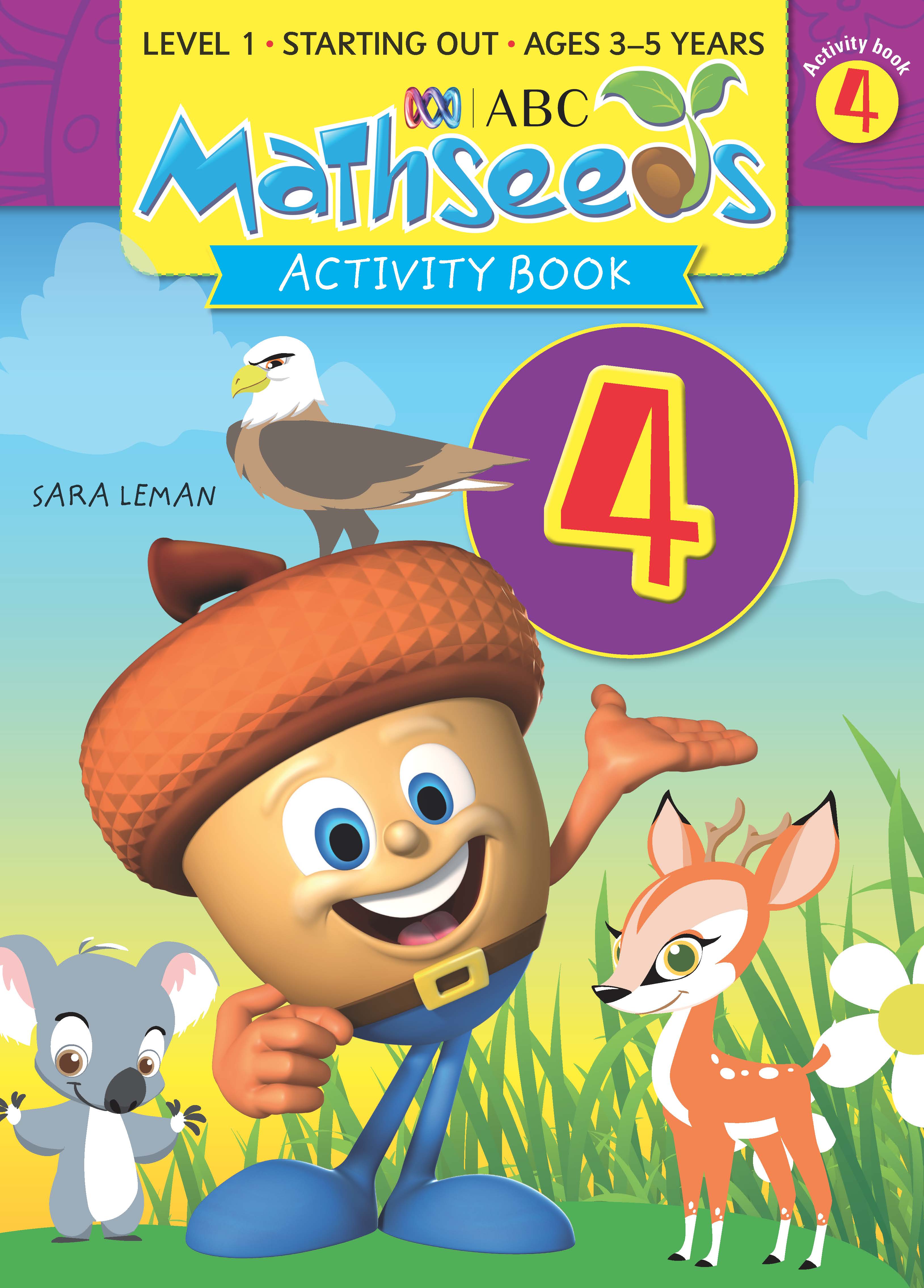 Picture of ABC Mathseeds Activity Book 4 Level 1 Ages 3-5