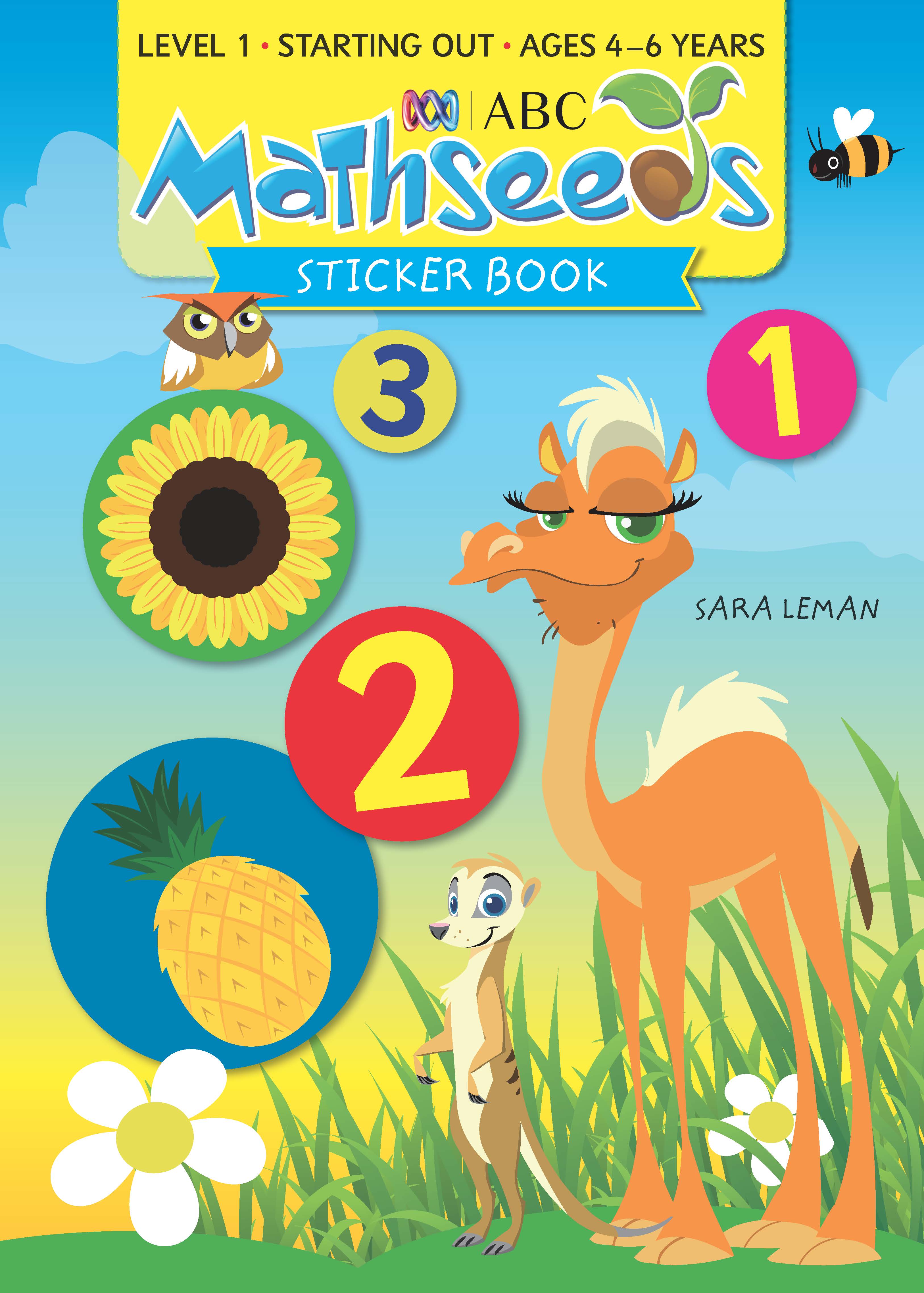 Picture of ABC Mathseeds Sticker Book Ages 4-6