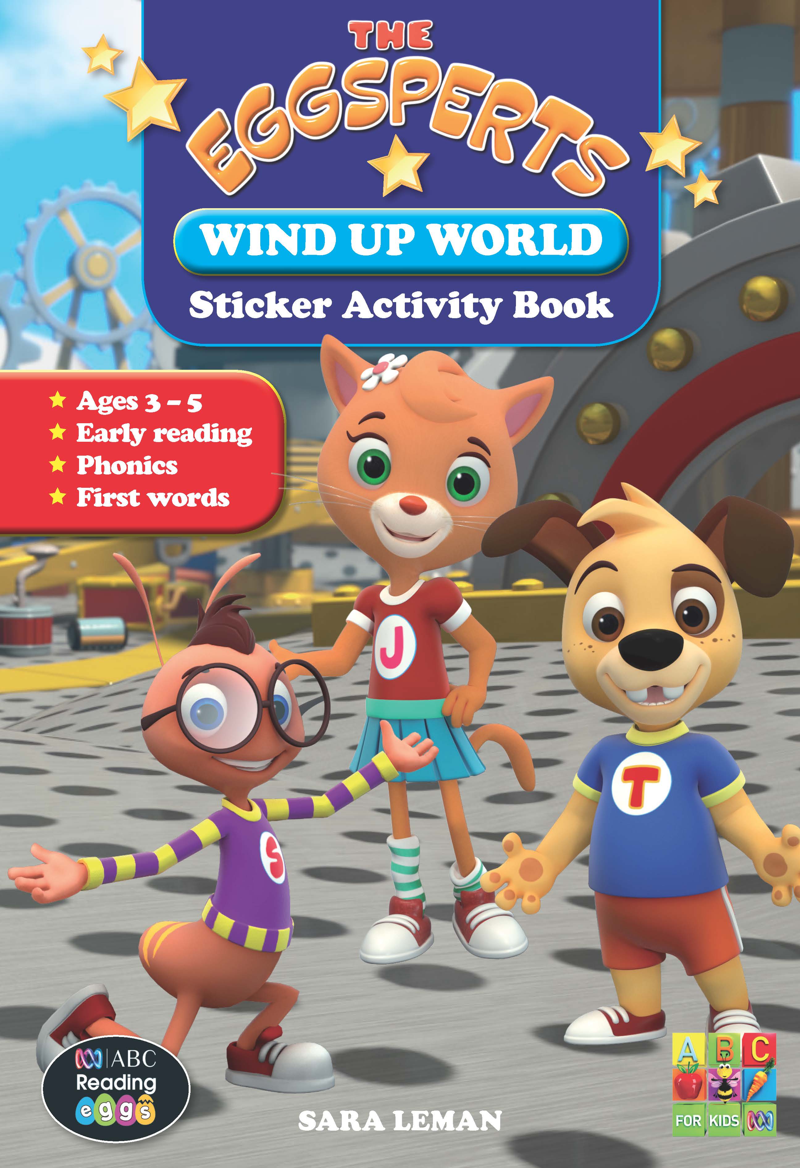 Picture of The Eggsperts Sticker Activity Book - Wind Up World Ages 3-7