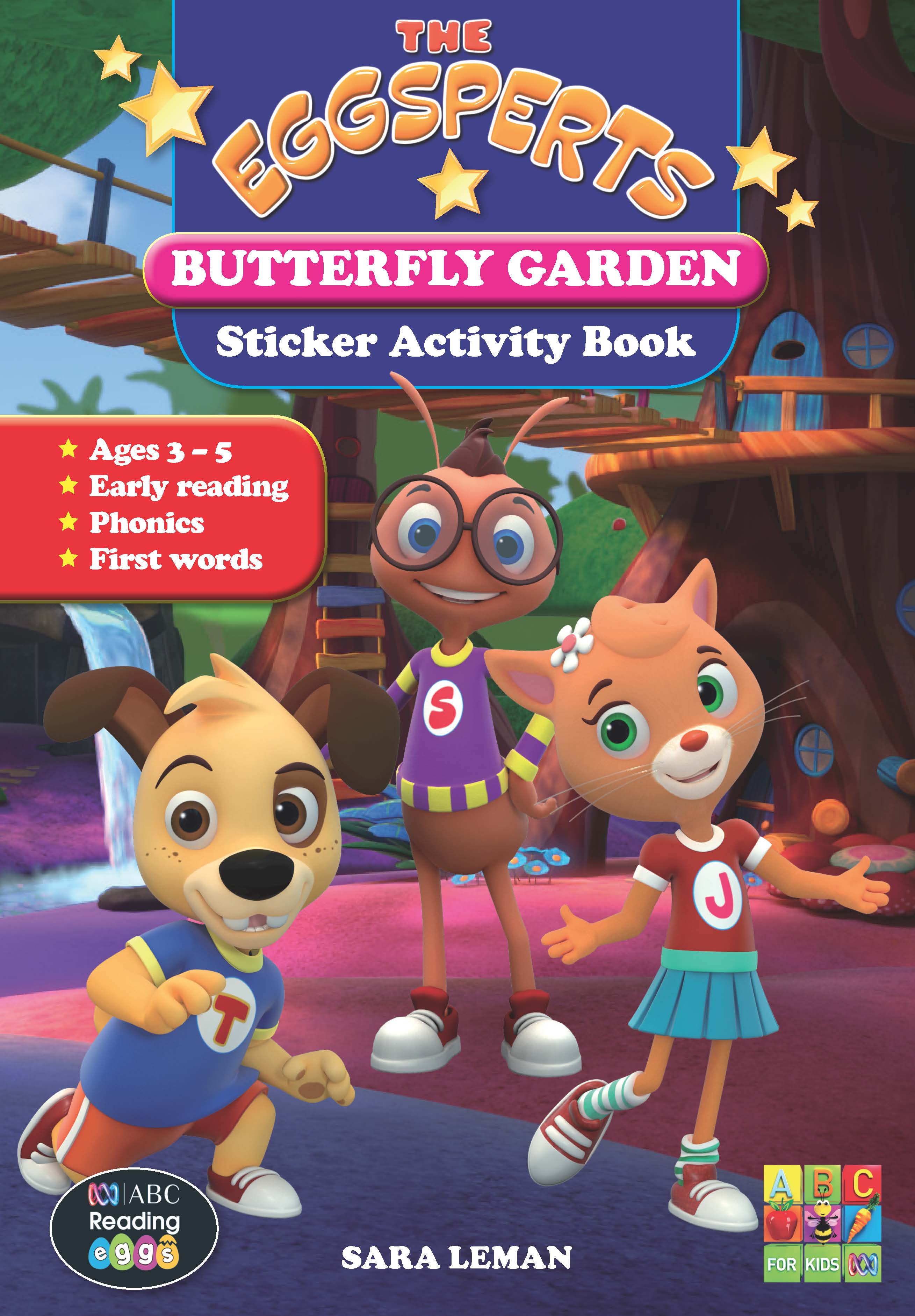 Picture of The Eggsperts Sticker Activity Book - Butterfly Garden Ages 3-7