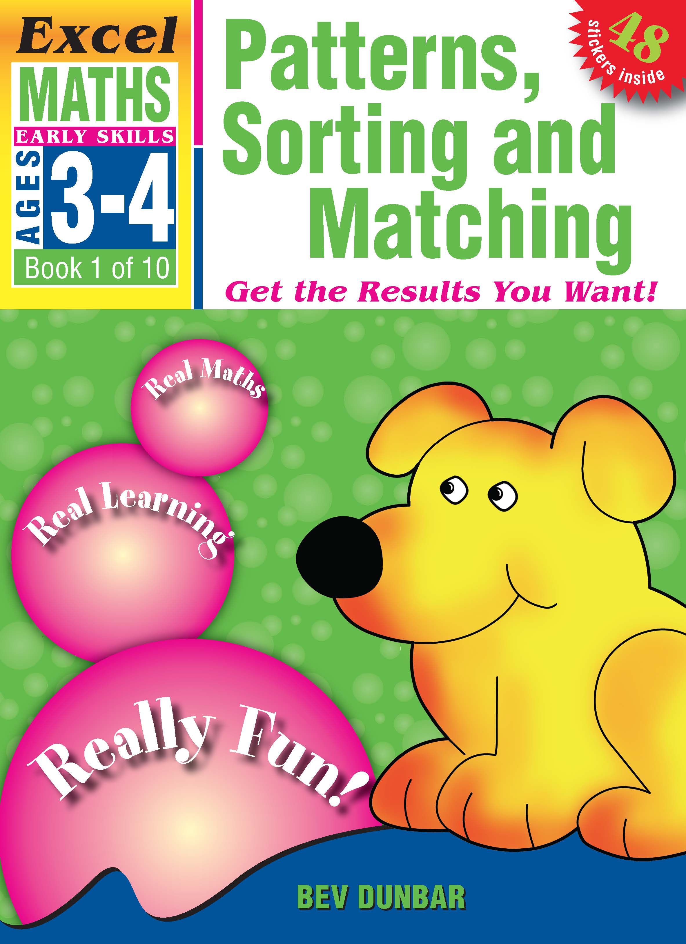 Picture of Excel Early Skills Maths Book 1: Patterns, Sorting and Matching Ages 3-4