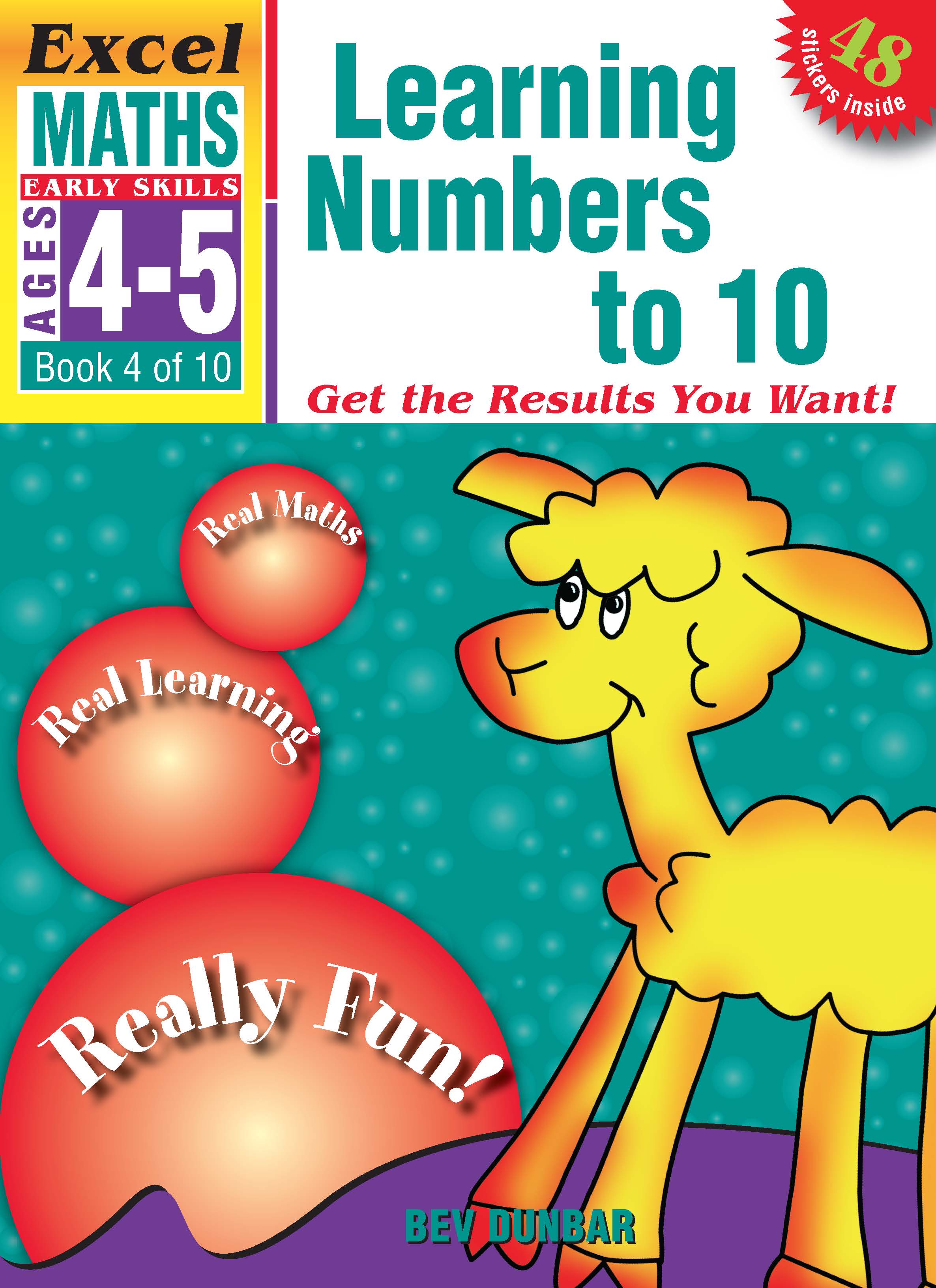 Picture of Excel Early Skills Maths Book 4: Learning Numbers to 10 Ages 4-5